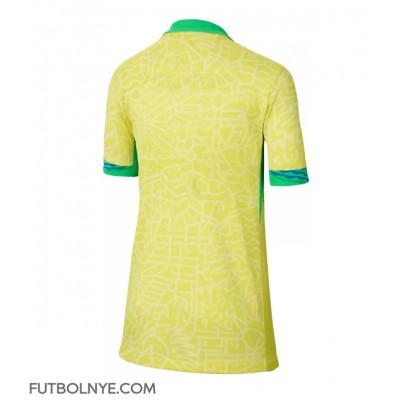 Camiseta Brasil Primera Equipación para mujer Copa America 2024 manga corta Camiseta Brasil Primera Equipación para mujer Copa America 2024 manga corta